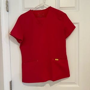 Figs Hot Pink XS scrub Set